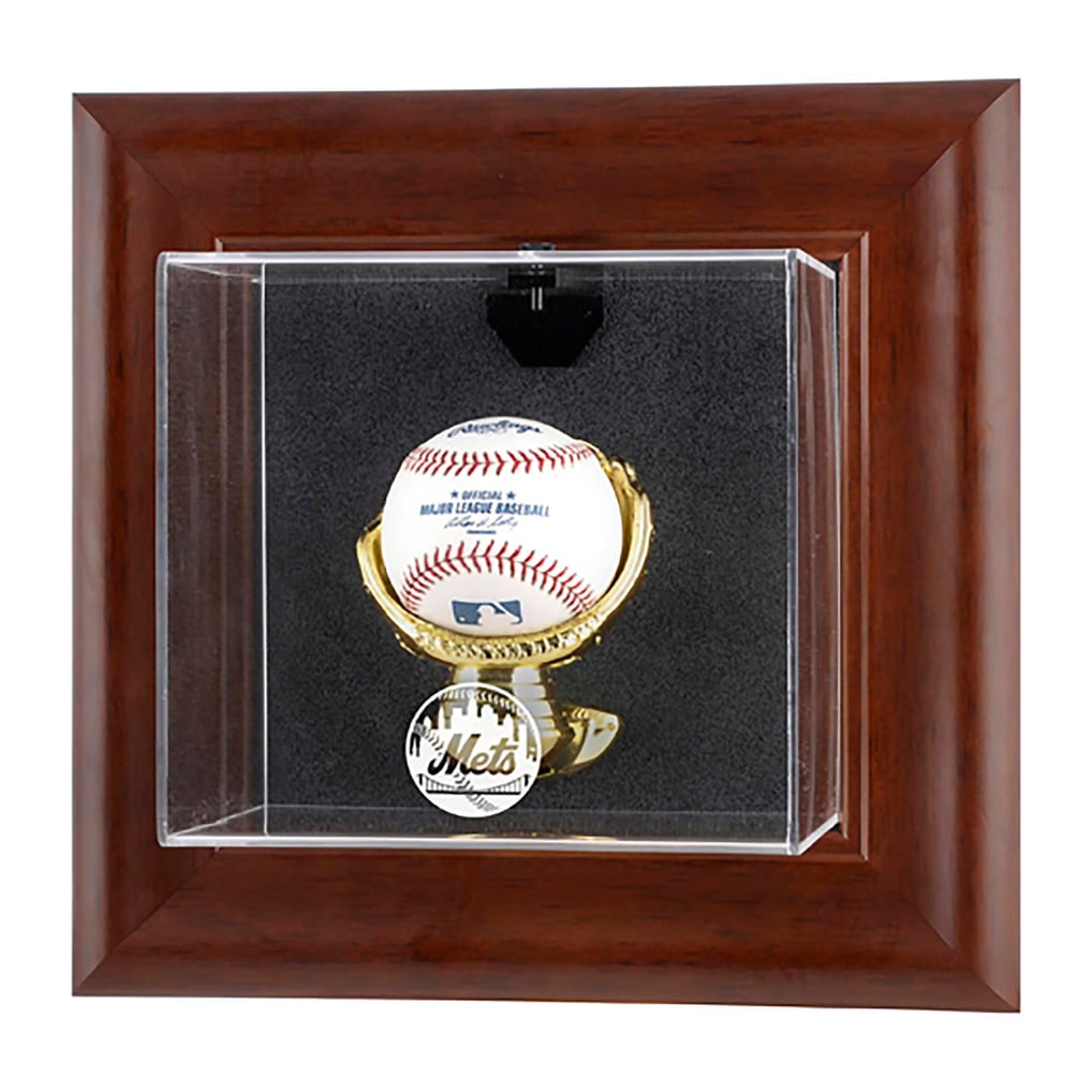 Mets Frame New York Mets Fanatics Authentic Brown Framed Wall-Mounted Logo ...