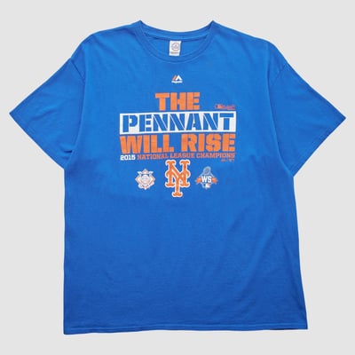 New York Mets Delta 2015 T-shirt - Blue - L by Fanatics Real Vintage