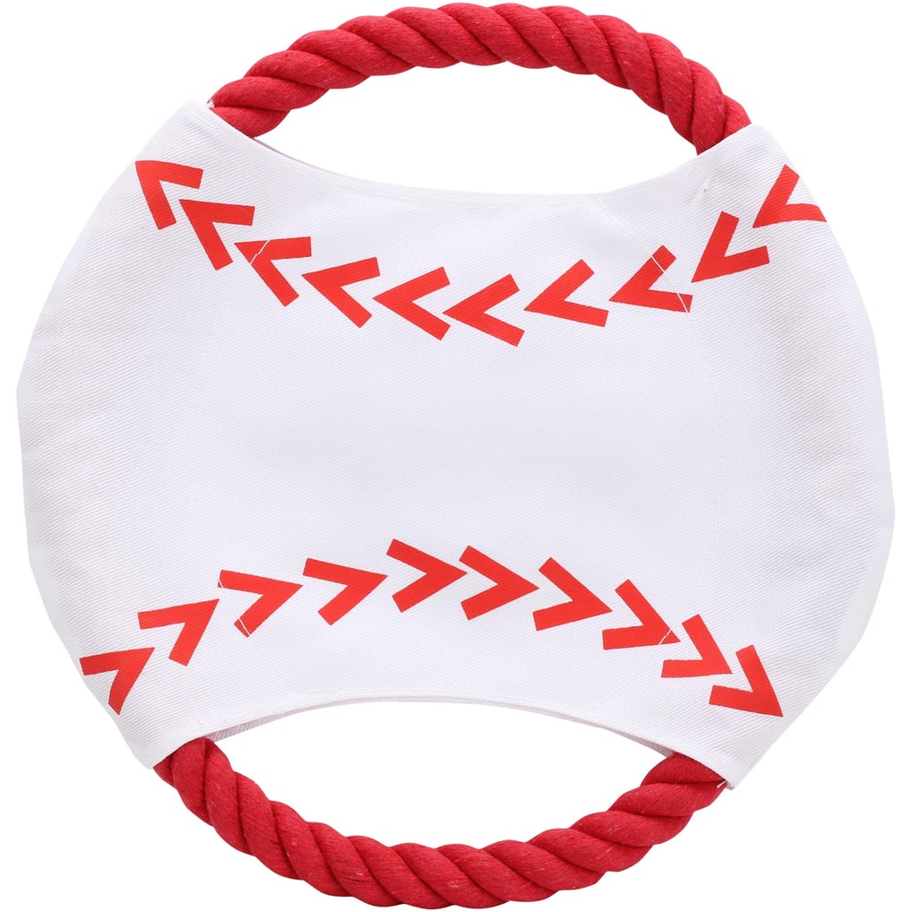 New York Mets Flying Rope Disk Dog Toy - White/Red