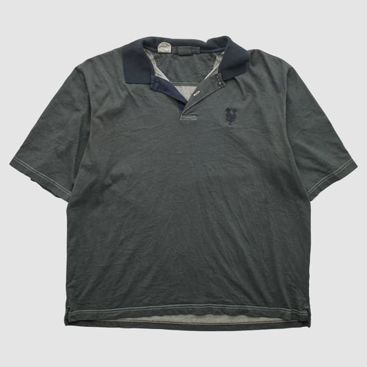 New York Mets Genuine Merchandise 2000s Polo - Charcoal - L by Fanatics Real Vintage
