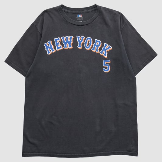 New York Mets Genuine Merchandise 2010s T-shirt - Black - L by Fanatics Real Vintage