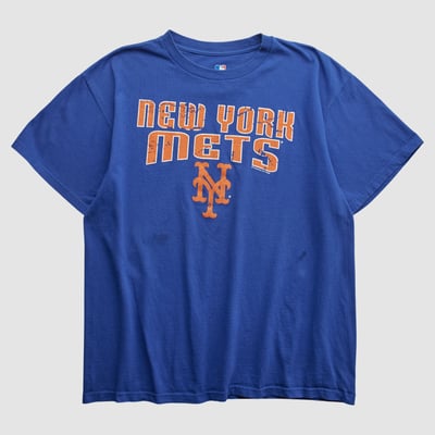New York Mets Genuine Merchandise 2010s T-shirt - Blue - M by Fanatics Real Vintage