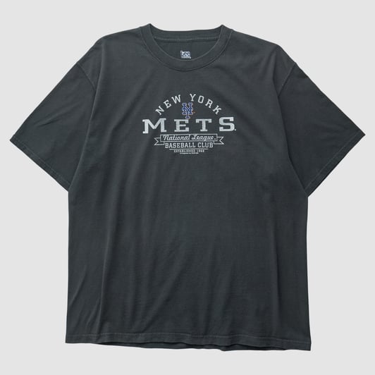 New York Mets Lee Apparel 2008 T-shirt - Black - XL by Fanatics Real Vintage