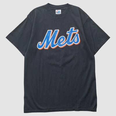 New York Mets Majestic 2000s T-shirt - Black - M by Fanatics Real Vintage