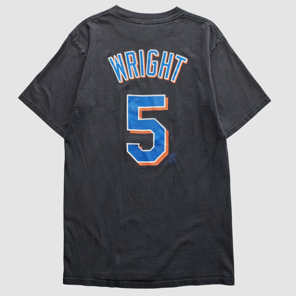 New York Mets Majestic 2000s T-Shirt - Black - S by Fanatics Real 