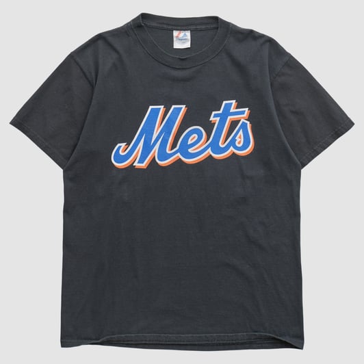 New York Mets Majestic 2000s T-shirt - Black - S by Fanatics Real Vintage