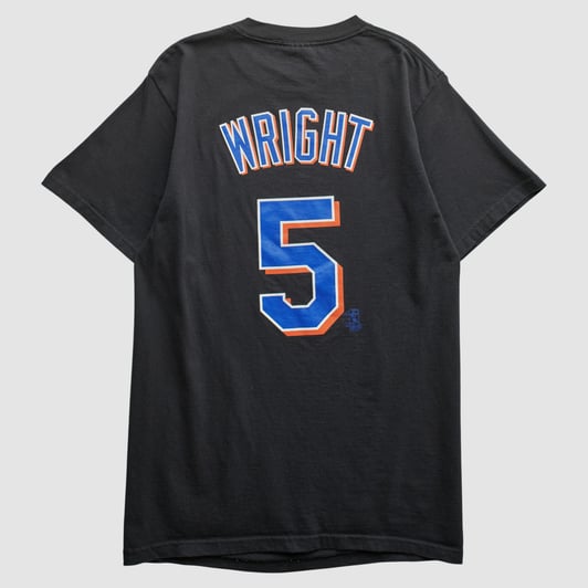New York Mets Majestic 2000s T-shirt - Black - S by Fanatics Real Vintage