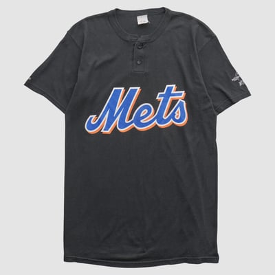 New York Mets Majestic 2000s T-shirt - Black - S by Fanatics Real Vintage