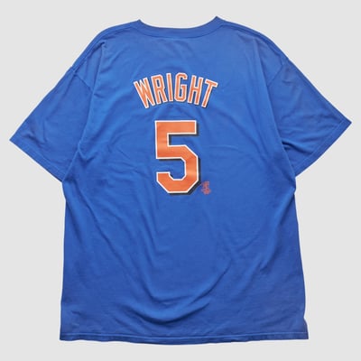 New York Mets Majestic 2000s T-shirt - Blue - 2XL by Fanatics Real Vintage
