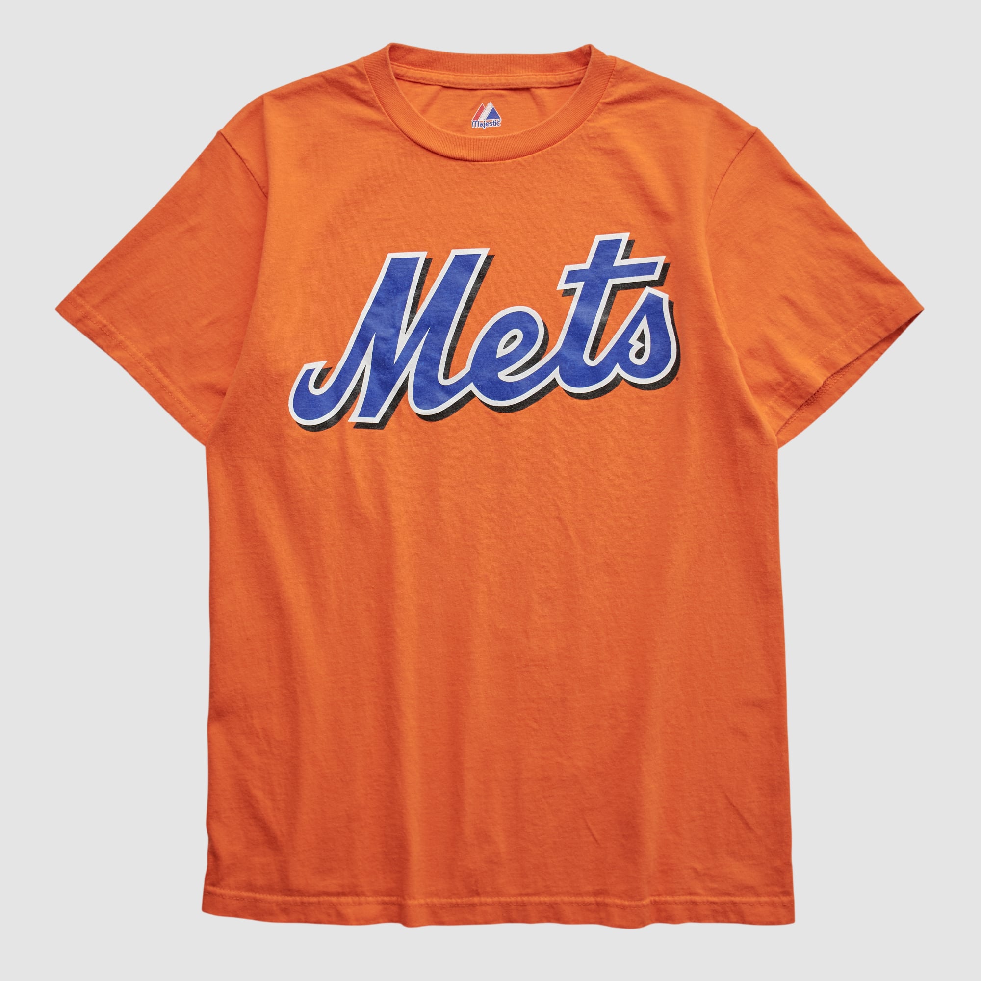 New York Mets Majestic 2000s T-shirt - Orange - S by Fanatics Real 
