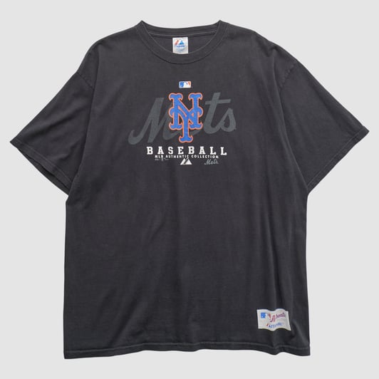 New York Mets Majestic 2007 T-shirt - Black - 3XL by Fanatics Real Vintage