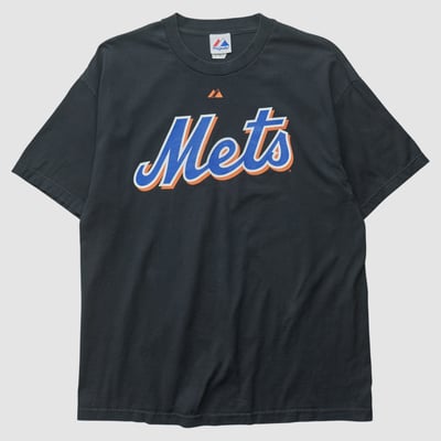 New York Mets Majestic 2010 T-shirt - Black - L by Fanatics Real Vintage