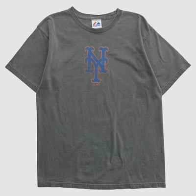 New York Mets Majestic 2010 T-shirt - Charcoal - M by Fanatics Real Vintage