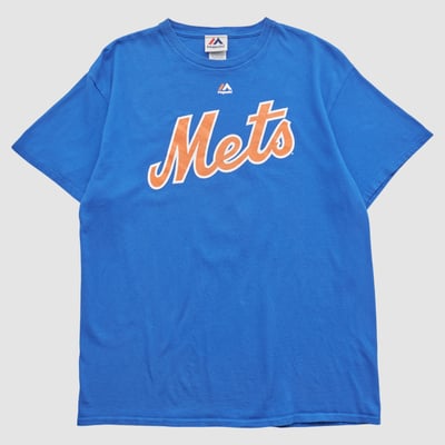 New York Mets Majestic 2010s T-shirt - Blue - L by Fanatics Real Vintage