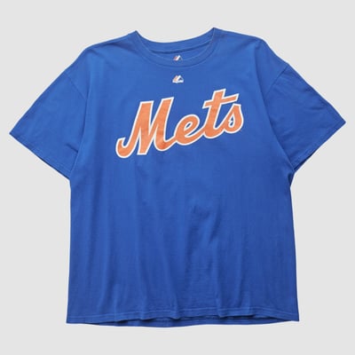 New York Mets Majestic 2010s T-shirt - Blue - M by Fanatics Real Vintage