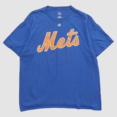New York Mets Majestic 2010s T-shirt - Blue - XL by Fanatics Real Vintage