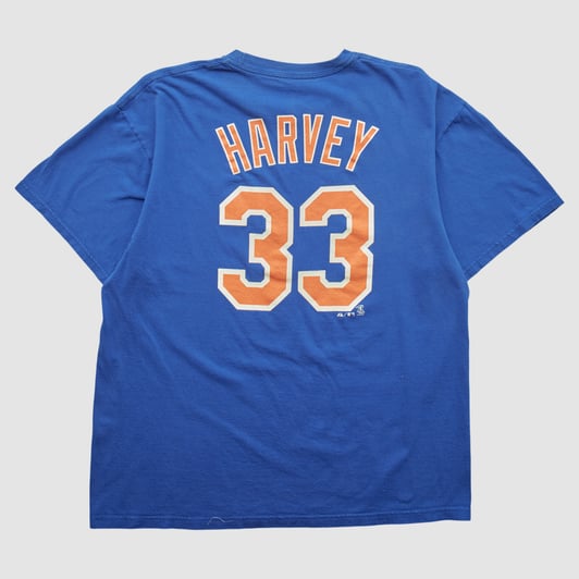 New York Mets Majestic 2010s T-shirt - Blue - XL by Fanatics Real Vintage