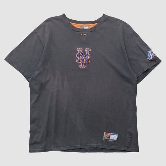 New York Mets Nike 2000s T-shirt - Black - XL by Fanatics Real Vintage