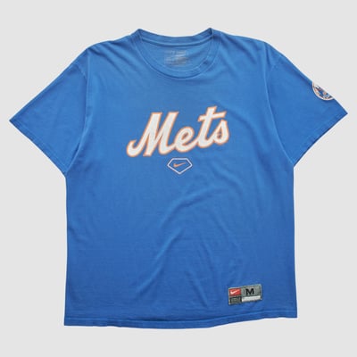 New York Mets Nike 2000s T-shirt - Blue - XL by Fanatics Real Vintage