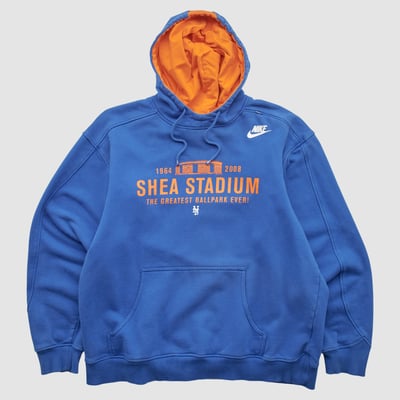 New York Mets Nike 2008 Hooded Pullover Sweatshirt - Blue - M by Fanatics Real Vintage