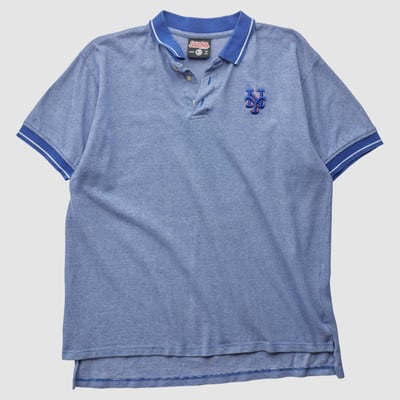 New York Mets Stitches 2000s Polo - Blue - XL by Fanatics Real Vintage