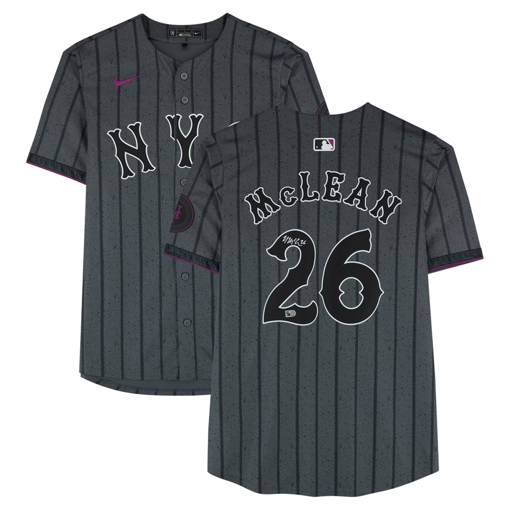 Nolan McLean New York Mets Autographed Fanatics Authentic Graphite 