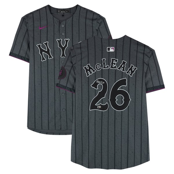Nolan McLean New York Mets Autographed Fanatics Authentic Graphite 