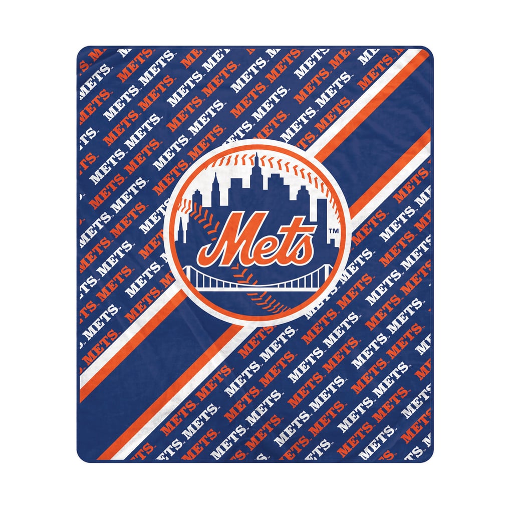 New York Mets Pegasus 60" x 70" Diagonal Lined Wordmark Ultra Soft Blanket