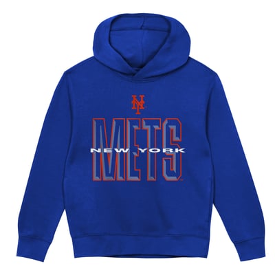 New York Mets Outerstuff Preschool Field General Fleece Hoodie - Royal