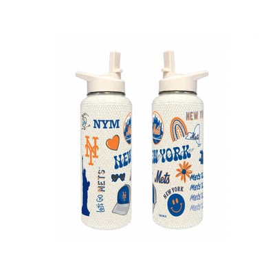 New York Mets The Memory Company 34oz. Bling Quencher Bottle