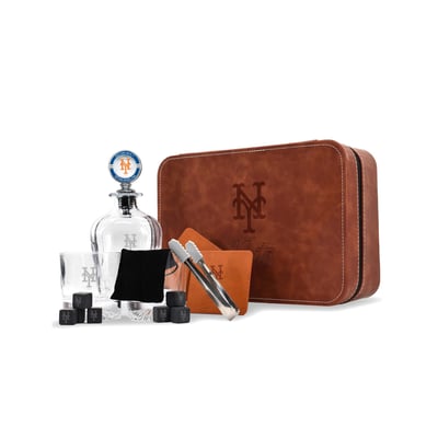 New York Mets The Memory Company Decanter Set