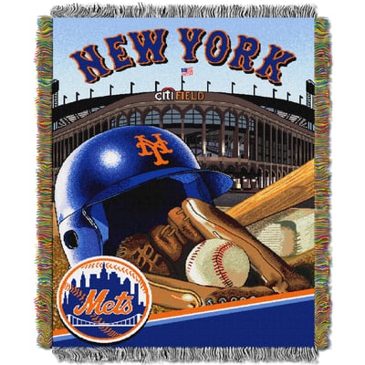 New York Mets The Northwest Company 48'' x 60'' Home Advantage Woven Throw