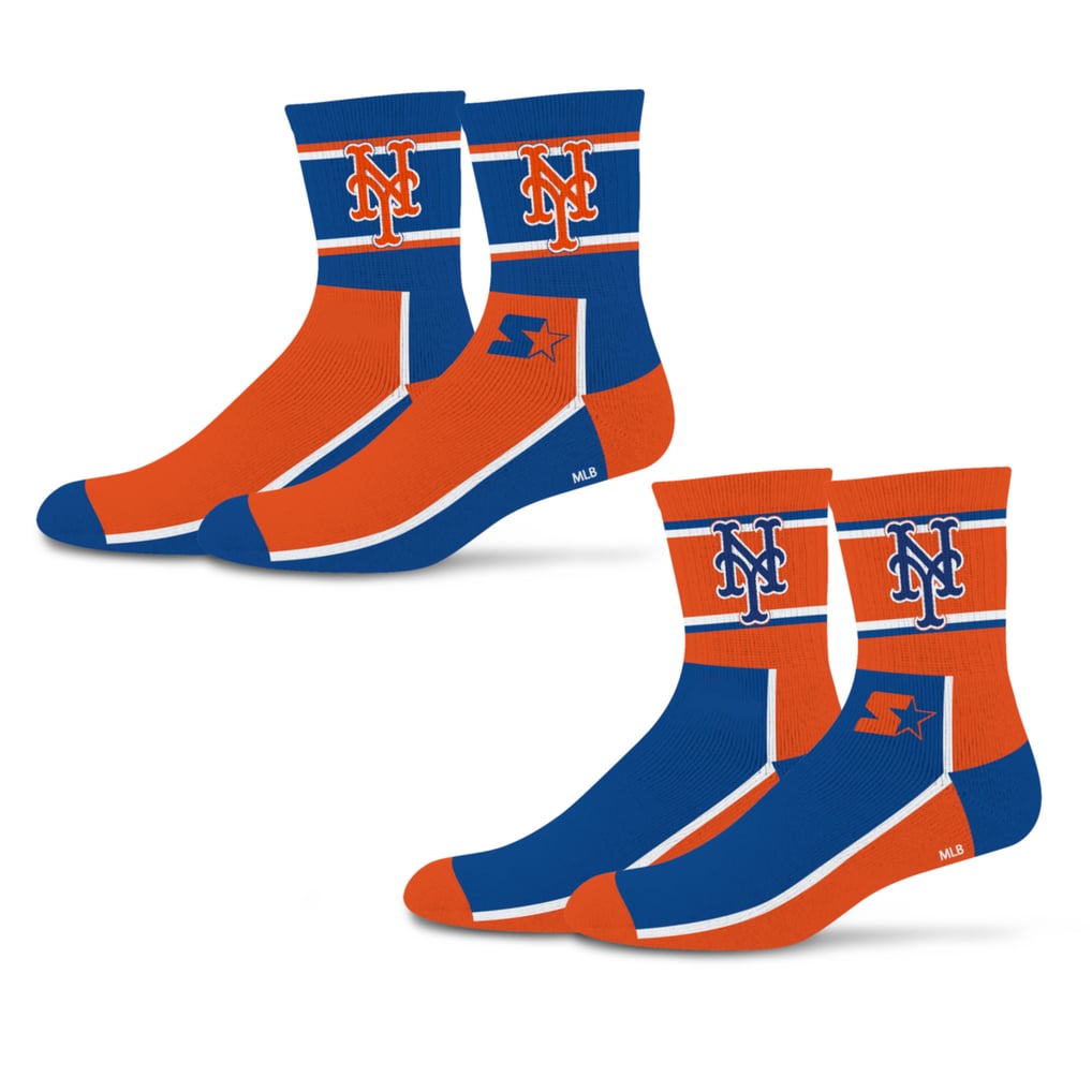 Unisex New York Mets Starter Royal/Orange Double Color Block 2-Pack Mid ...