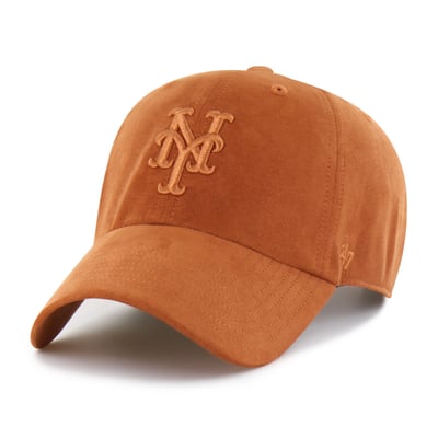 New York Mets '47 Unisex Fall Feelings Ballpark Suede Clean Up Hat - Orange
