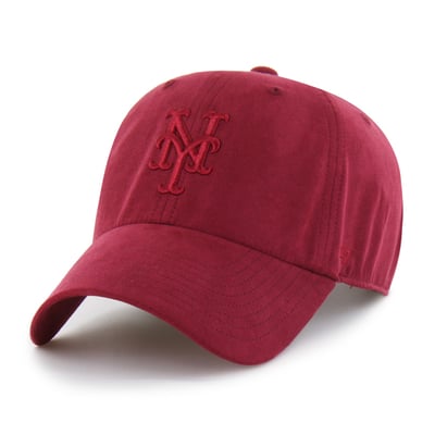 New York Mets '47 Unisex Fall Feelings Ballpark Suede Clean Up Hat - Red
