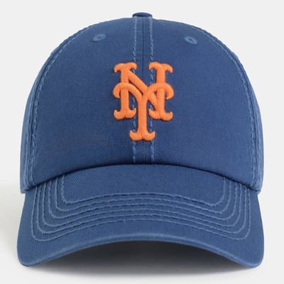 New York Mets Madhappy Unisex '47 Clean Up Bowtie Adjustable Hat - Blue