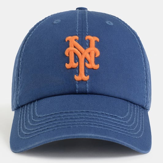New York Mets Madhappy Unisex '47 Clean Up Bowtie Adjustable Hat - Blue