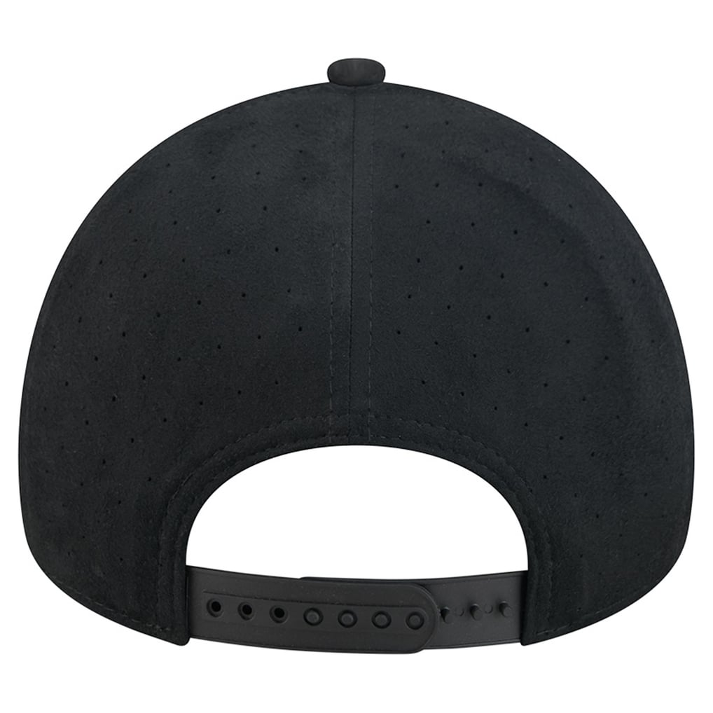 New York Mets New Era Unisex Script Text 9FORTY A-Frame Adjustable Hat - Black