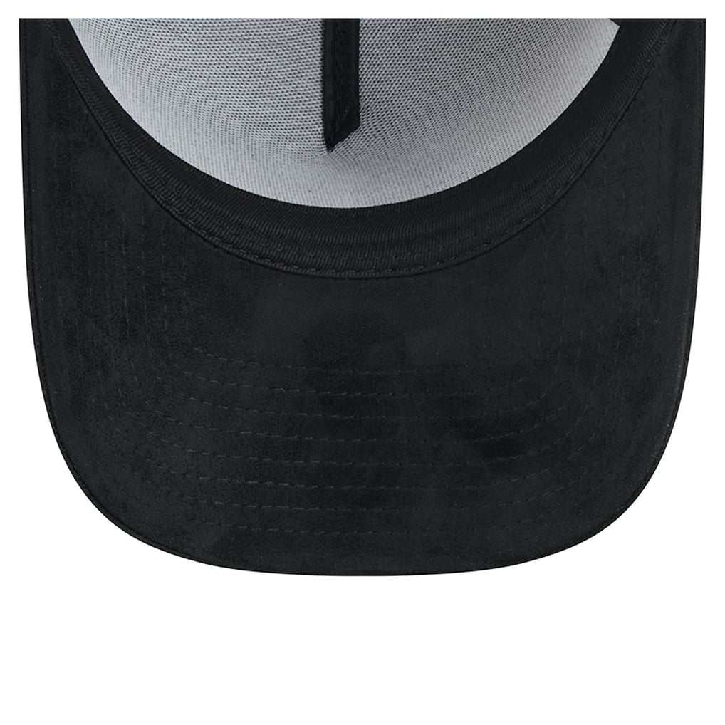 New York Mets New Era Unisex Script Text 9FORTY A-Frame Adjustable Hat - Black