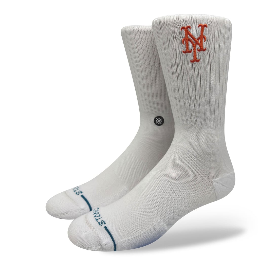 Unisex New York Mets Stance White Crested Knit Crew Socks