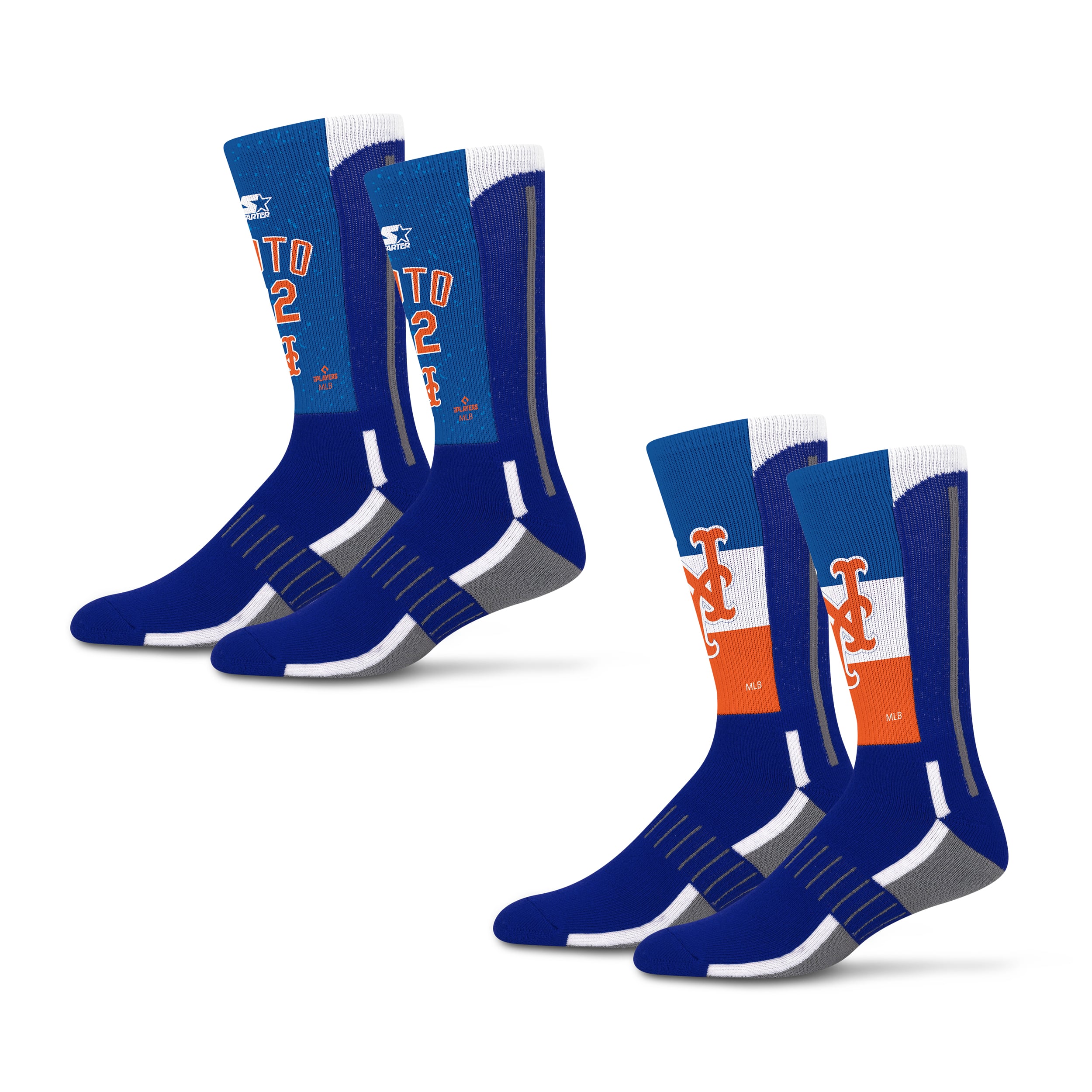 Unisex New York Mets Juan Soto Starter Jersey Arch Neo Two-Piece Sock Set