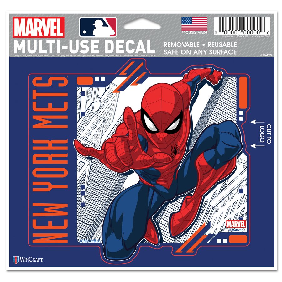 New York Mets WinCraft 4'' x 6'' Spiderman Decal