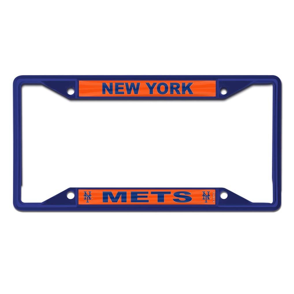 Mets Frame New York Mets WinCraft Chrome Color License Plate Frame