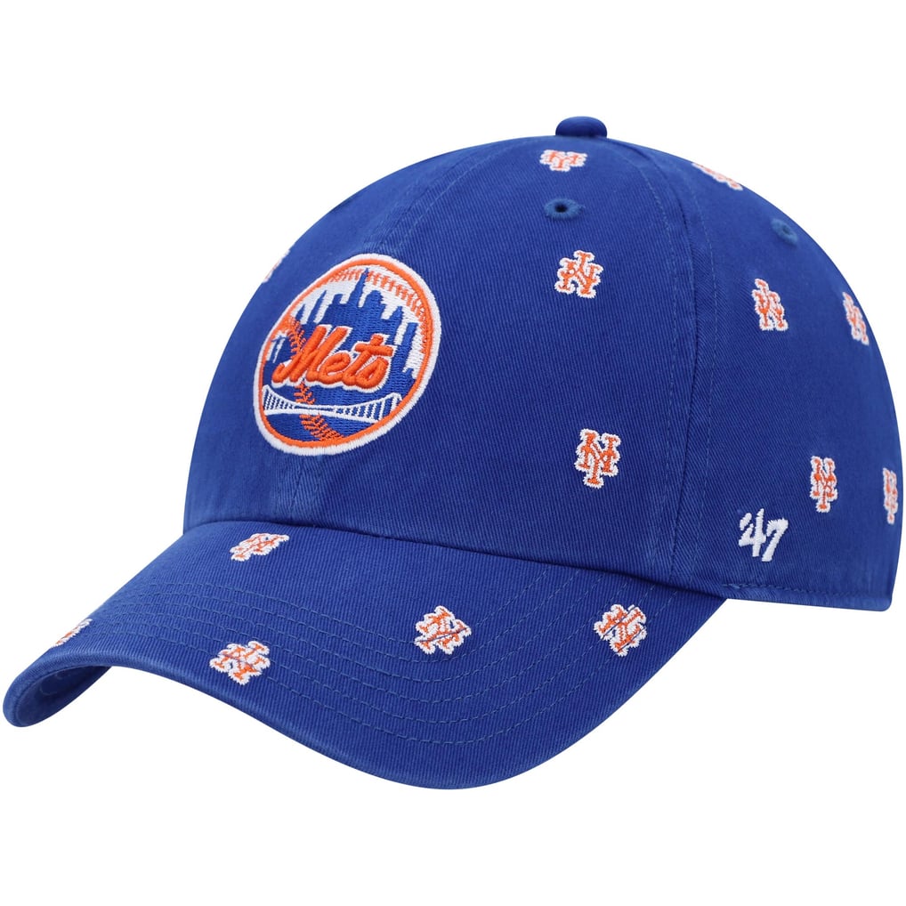 New York Mets \'47 Women\'s Confetti Clean Up Adjustable Hat - Royal 47 | New York Mets Clean Up Adjustable Hat main image 4