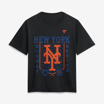 New York Mets Women's Subway Series T-Shirt - Black