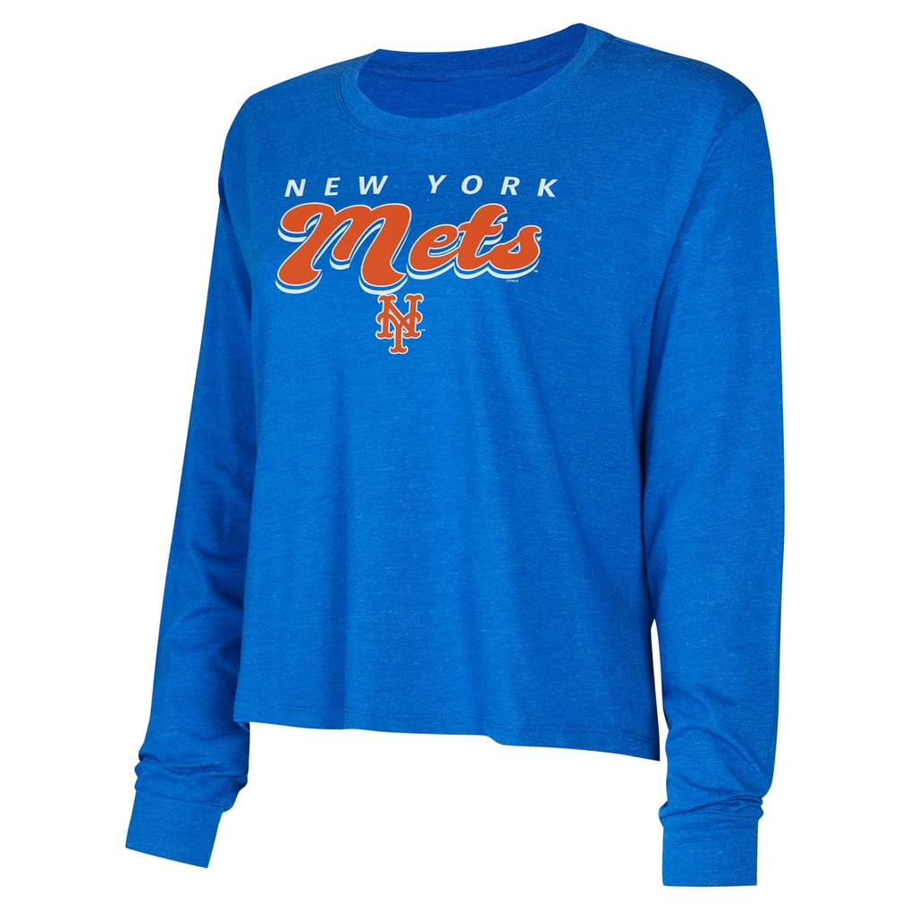Women's New York Mets Concepts Sport Royal Meter Knit Long Sleeve Top ...
