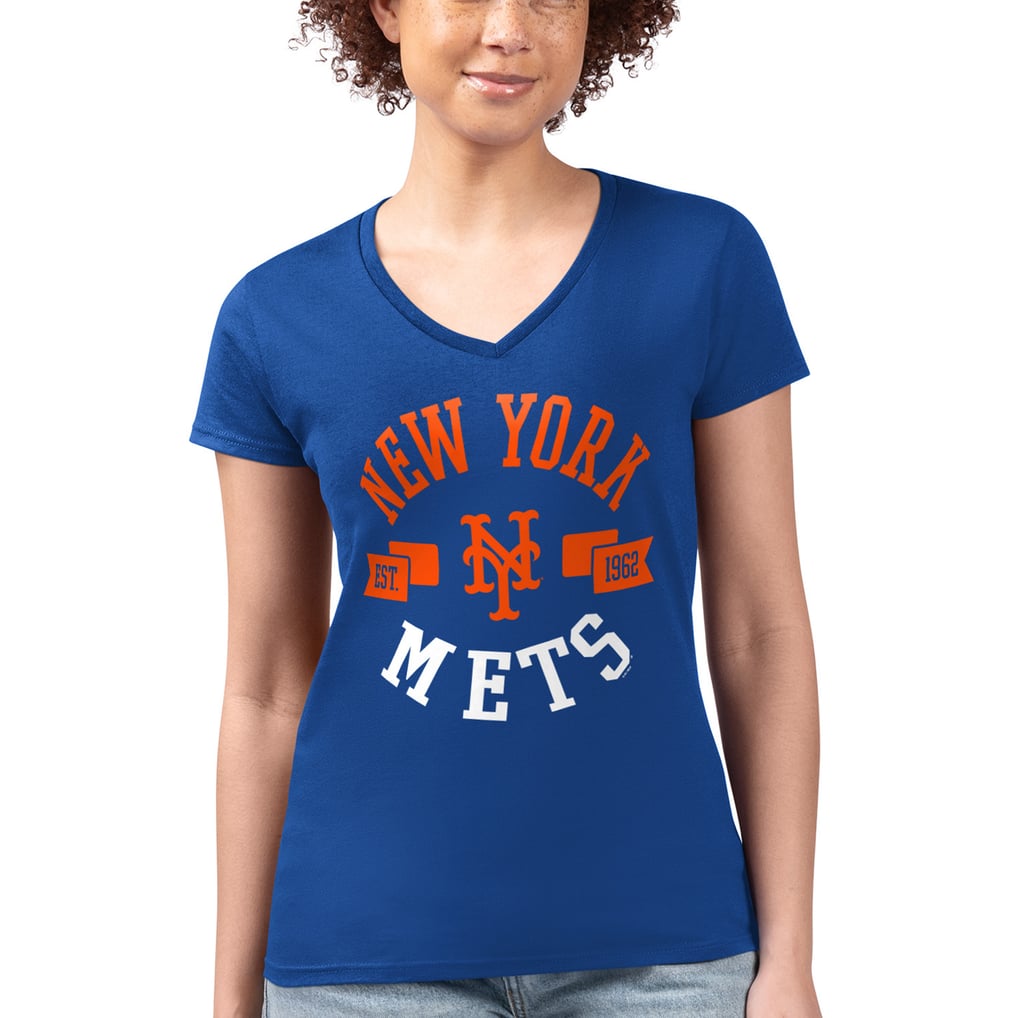Women's New York Mets G-III 4Her by Carl Banks Royal Super-Slim Fit ...