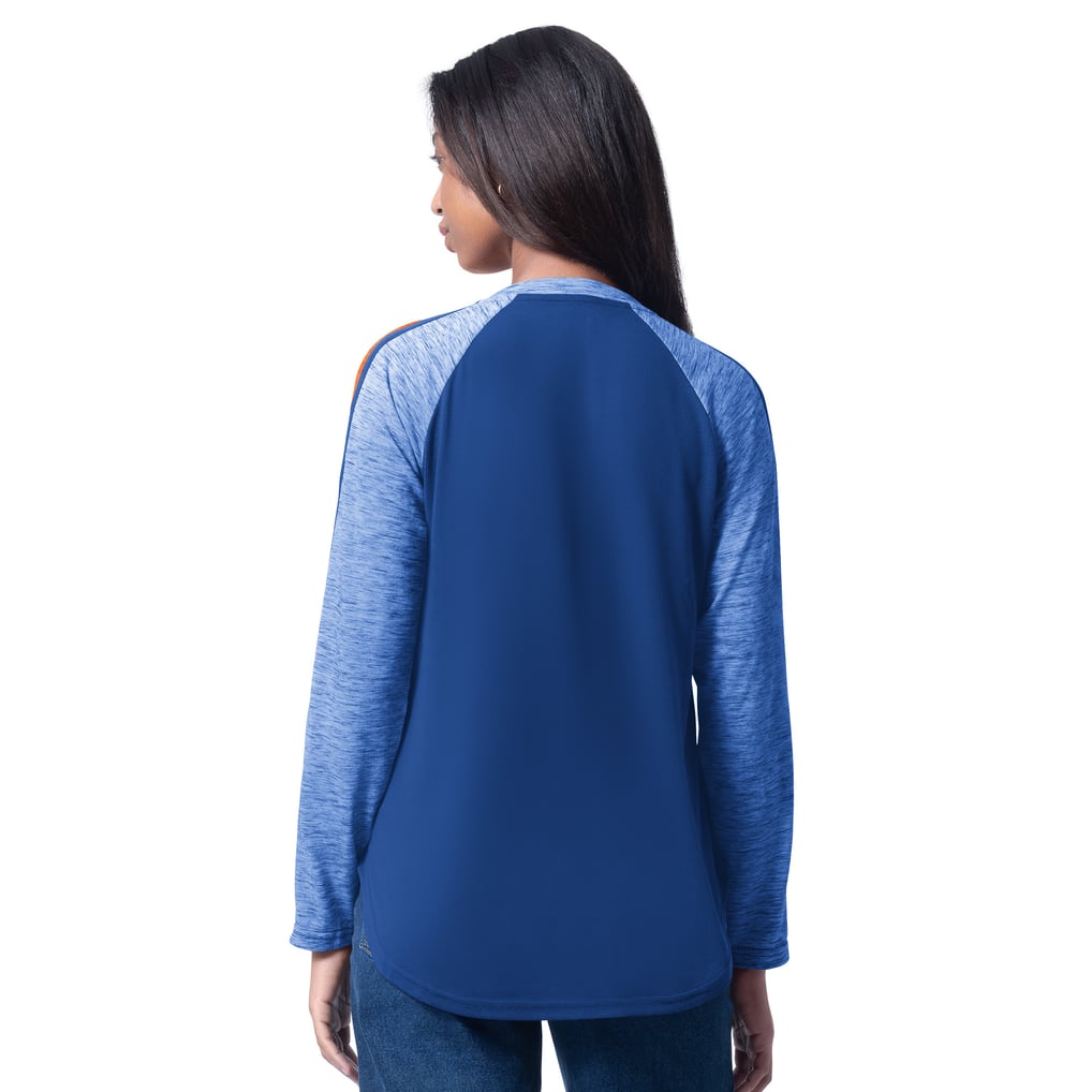 Women's New York Mets G-III 4Her by Carl Banks Royal Top Dog Raglan ...