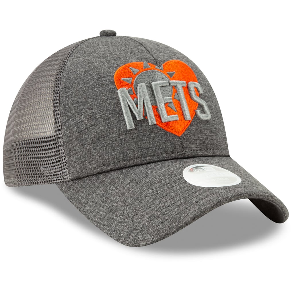 Women's New York Mets New Era Graphite/Orange Sunny Snapped Love ...
