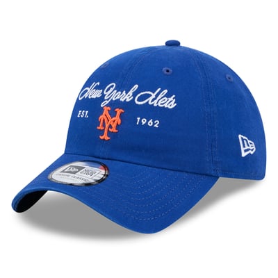  New York Mets New Era Women's Script Casual Classic Adjustable Hat - Royal